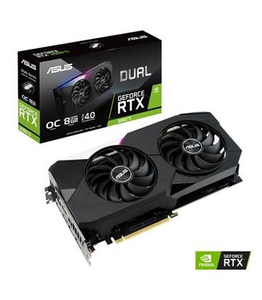 کارت گرافیک ایسوس ASUS DUAL GeForce RTX3060 TI O8G LHR ( استوک )