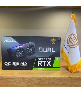 کارت گرافیک ایسوس ASUS DUAL GeForce RTX3060 TI O8G LHR ( استوک )