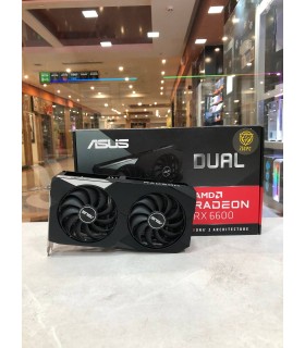 کارت گرافیک ایسوس Dual Radeon RX 6600 8GB(استوک)